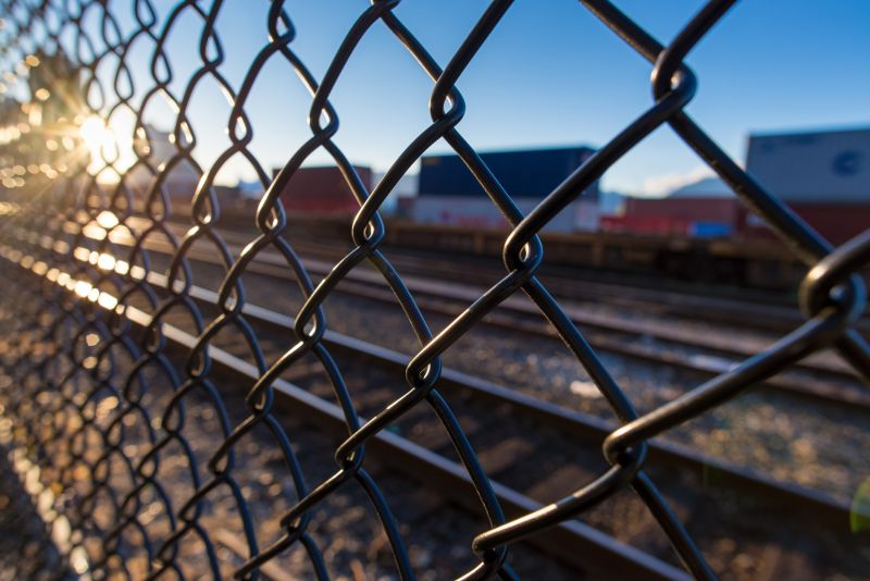 Industrial Fence Repair detail